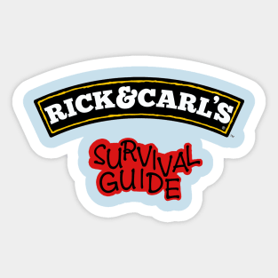 Rick & Carls Survival Guide Sticker